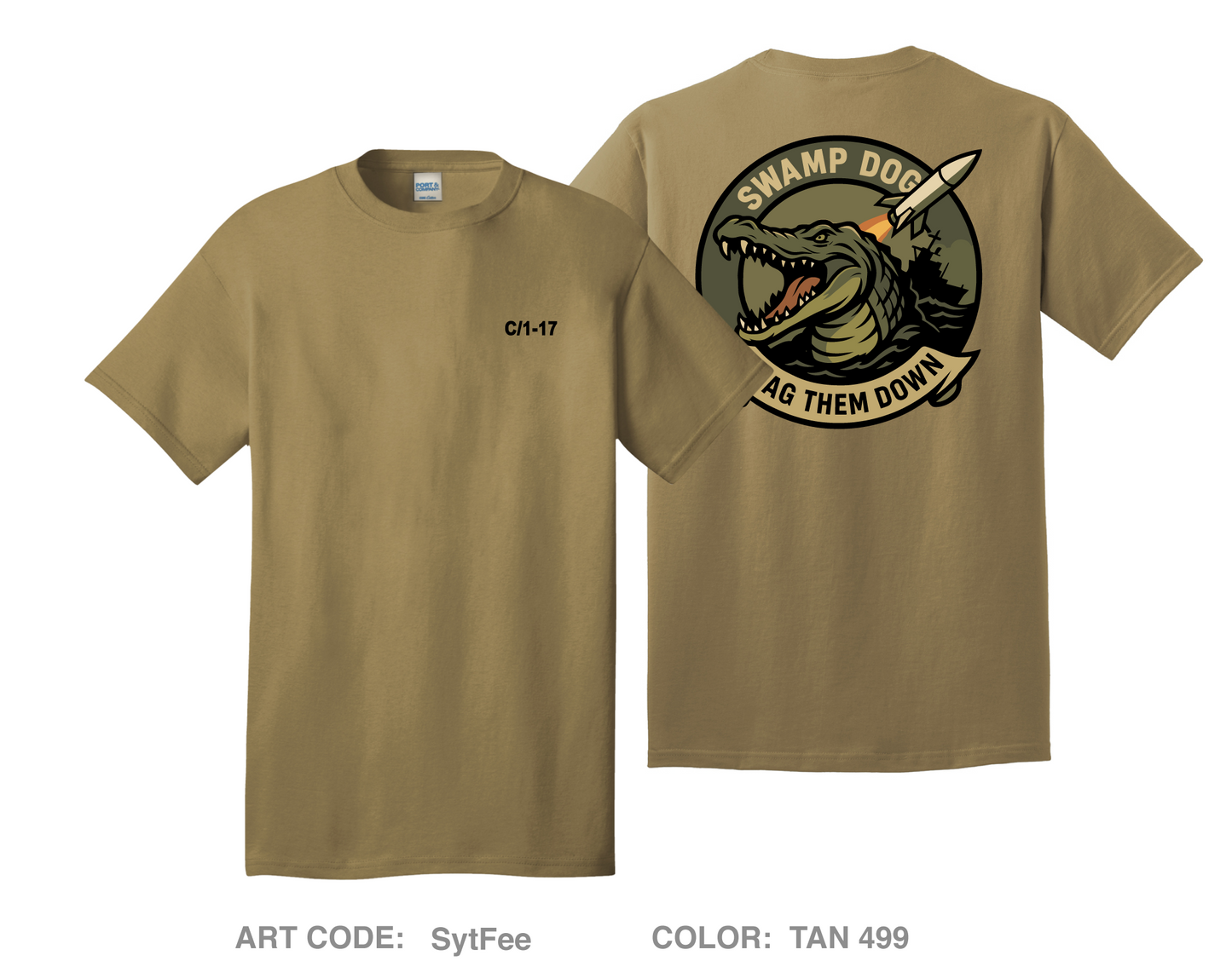 Support, C/1-17 Comfort Unisex Cotton SS Tee - SytFee