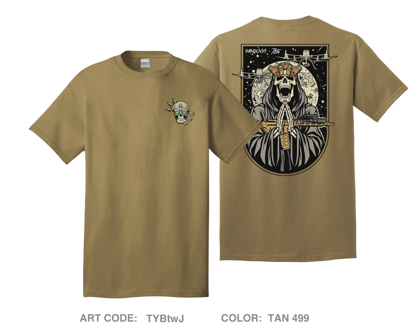 Trench Line Gear Comfort Unisex Cotton SS Tee - TYBtwJ