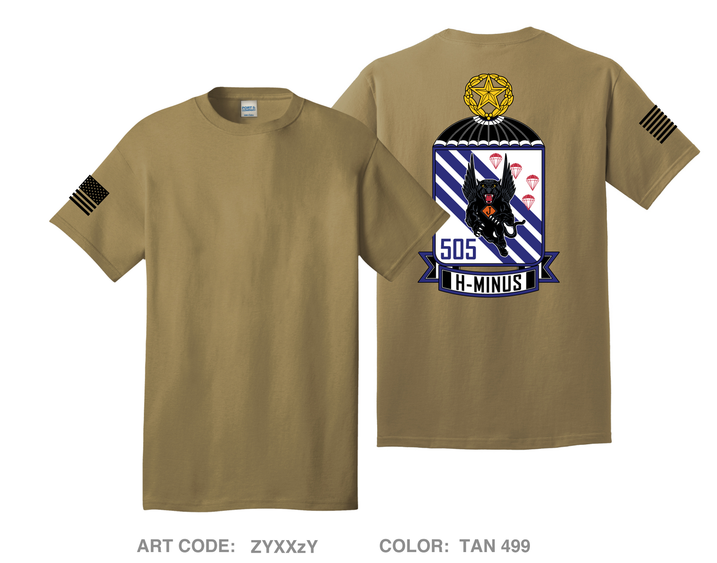 1/505 PIR Comfort Unisex Cotton SS Tee - ZYXXzY