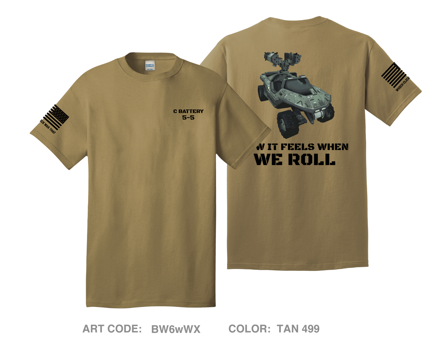 C battery 5-5 first sqd Comfort Unisex Cotton SS Tee - a6D3Us
