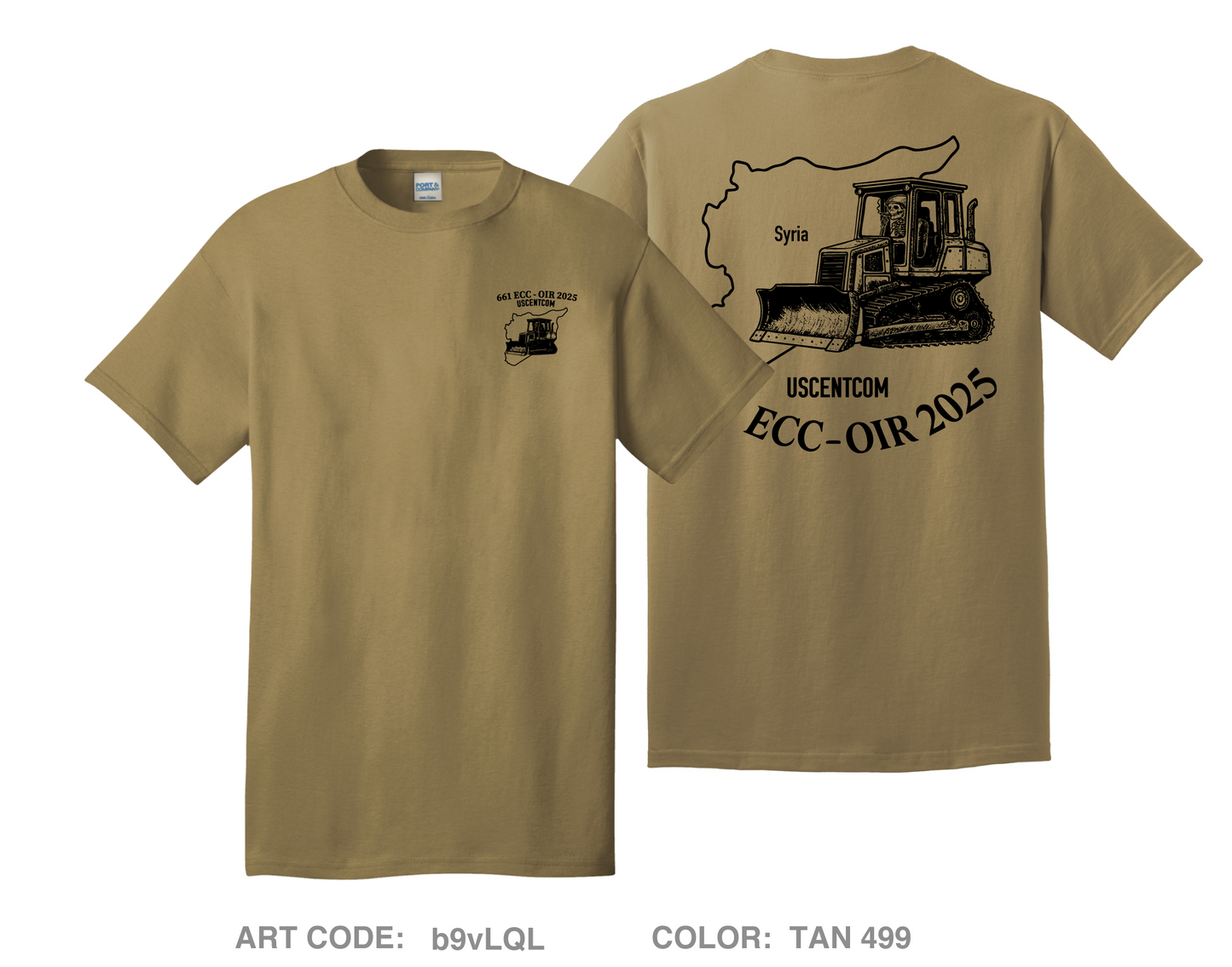 661st ECC Comfort Unisex Cotton SS Tee - b9vLQL