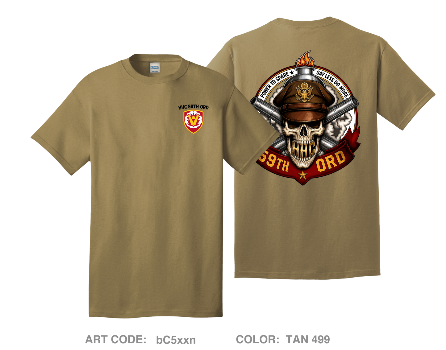 59th ORD BDE Comfort Unisex Cotton SS Tee - bC5xxn