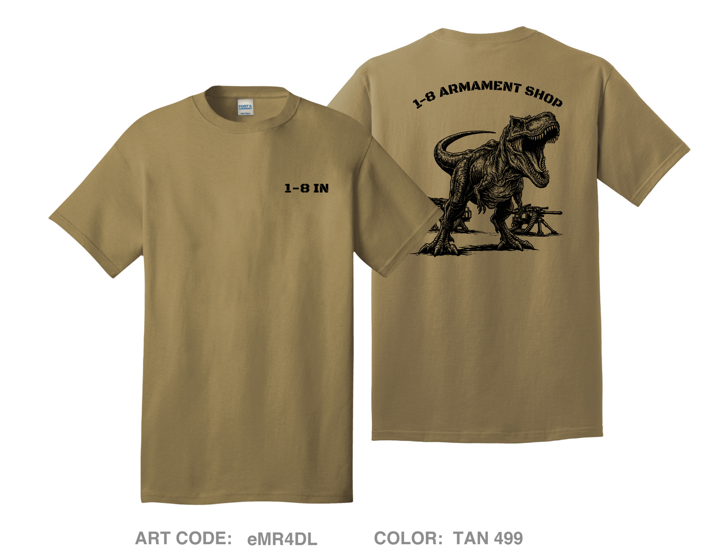 1-8 IN Comfort Unisex Cotton SS Tee - eMR4DL