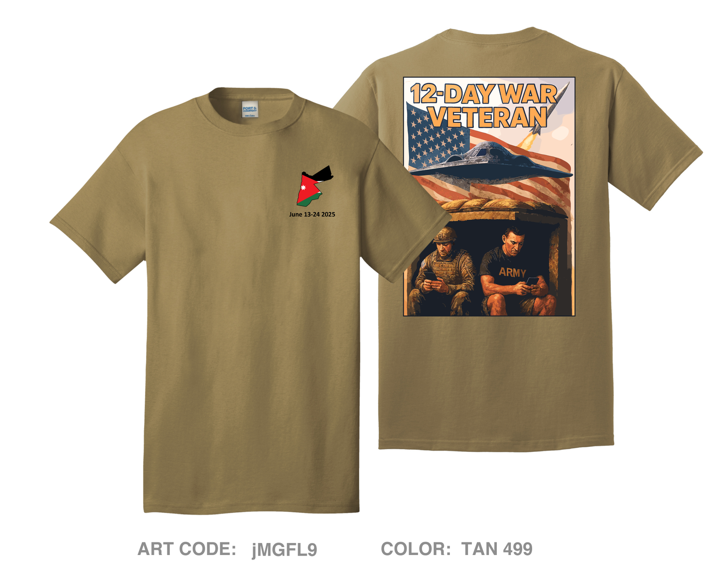 ASG-J 12 DAY Comfort Unisex Cotton SS Tee - jMGFL9