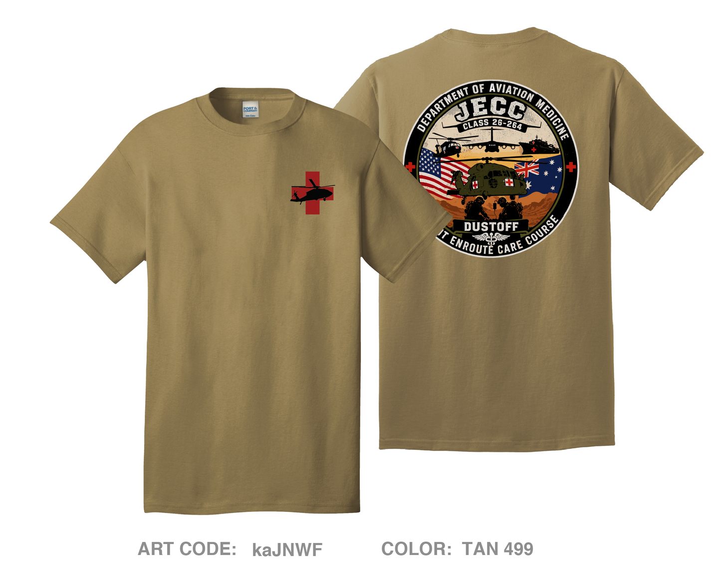 JECC Comfort Unisex Cotton SS Tee - kaJNWF