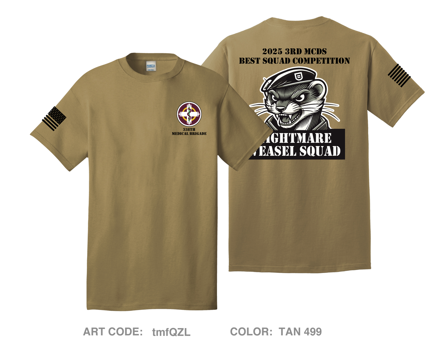 338th medical brigade Comfort Unisex Cotton SS Tee - tmfQZL