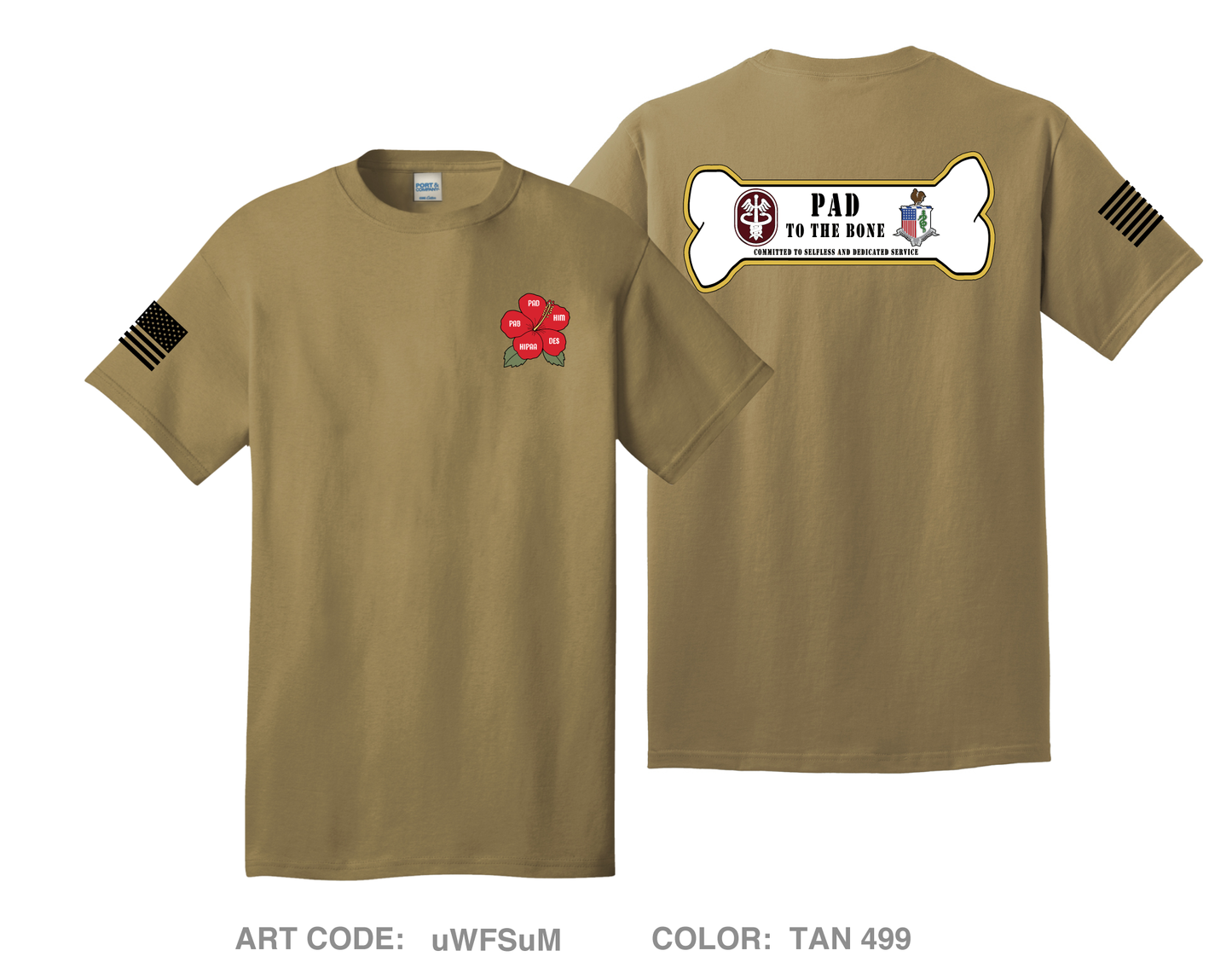 TAMC PAD Comfort Unisex Cotton SS Tee - uWFSuM