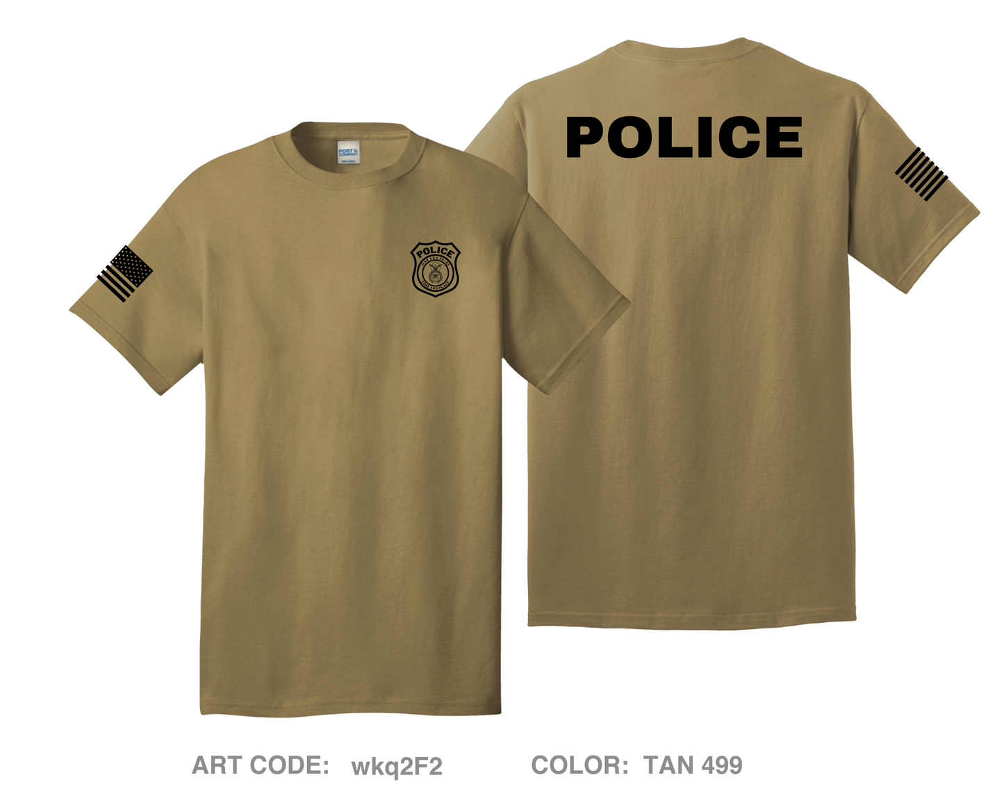 DAF Law Enforcement Academy Class 26-02 Comfort Unisex Cotton SS Tee - wkq2F2
