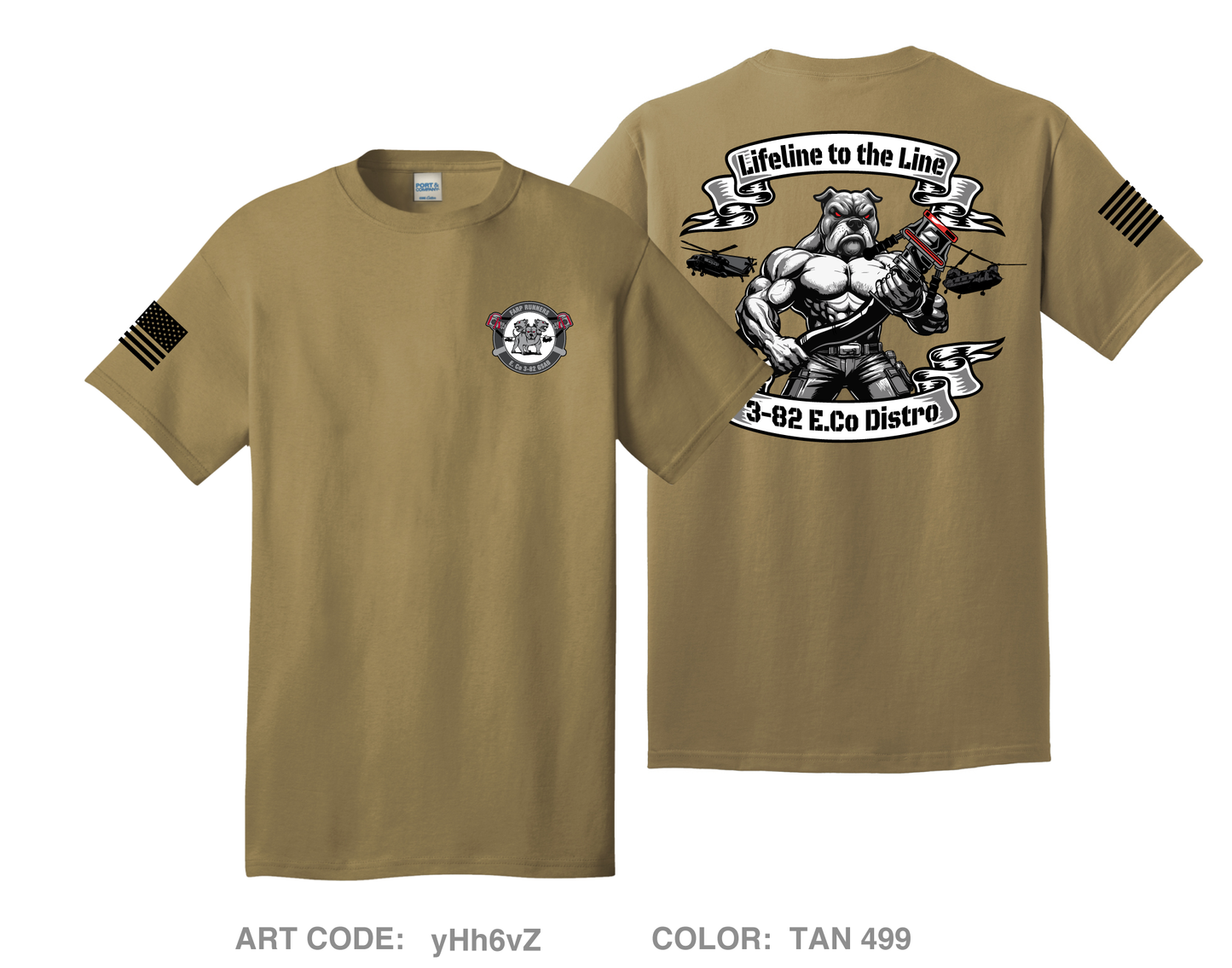 E. CO, 3-82 GSAB Comfort Unisex Cotton SS Tee - yHh6vZ