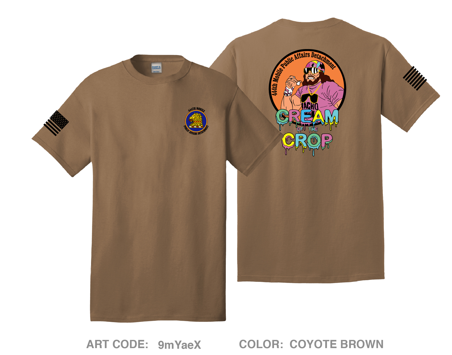 444th Mobile Public Affairs Detachment Comfort Unisex Cotton SS Tee - 9mYaeX