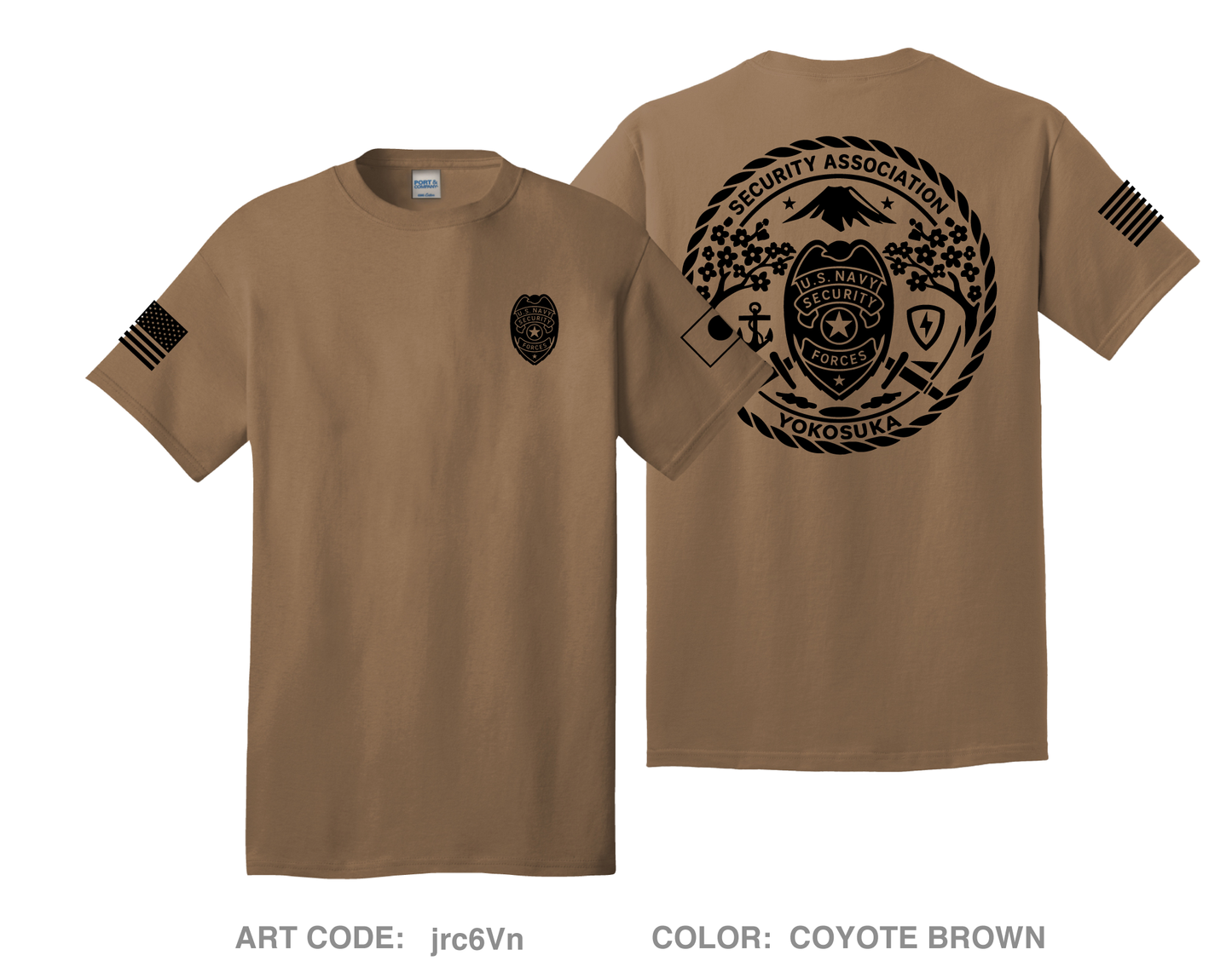 CFAY Security Association Comfort Unisex Cotton SS Tee - jrc6Vn