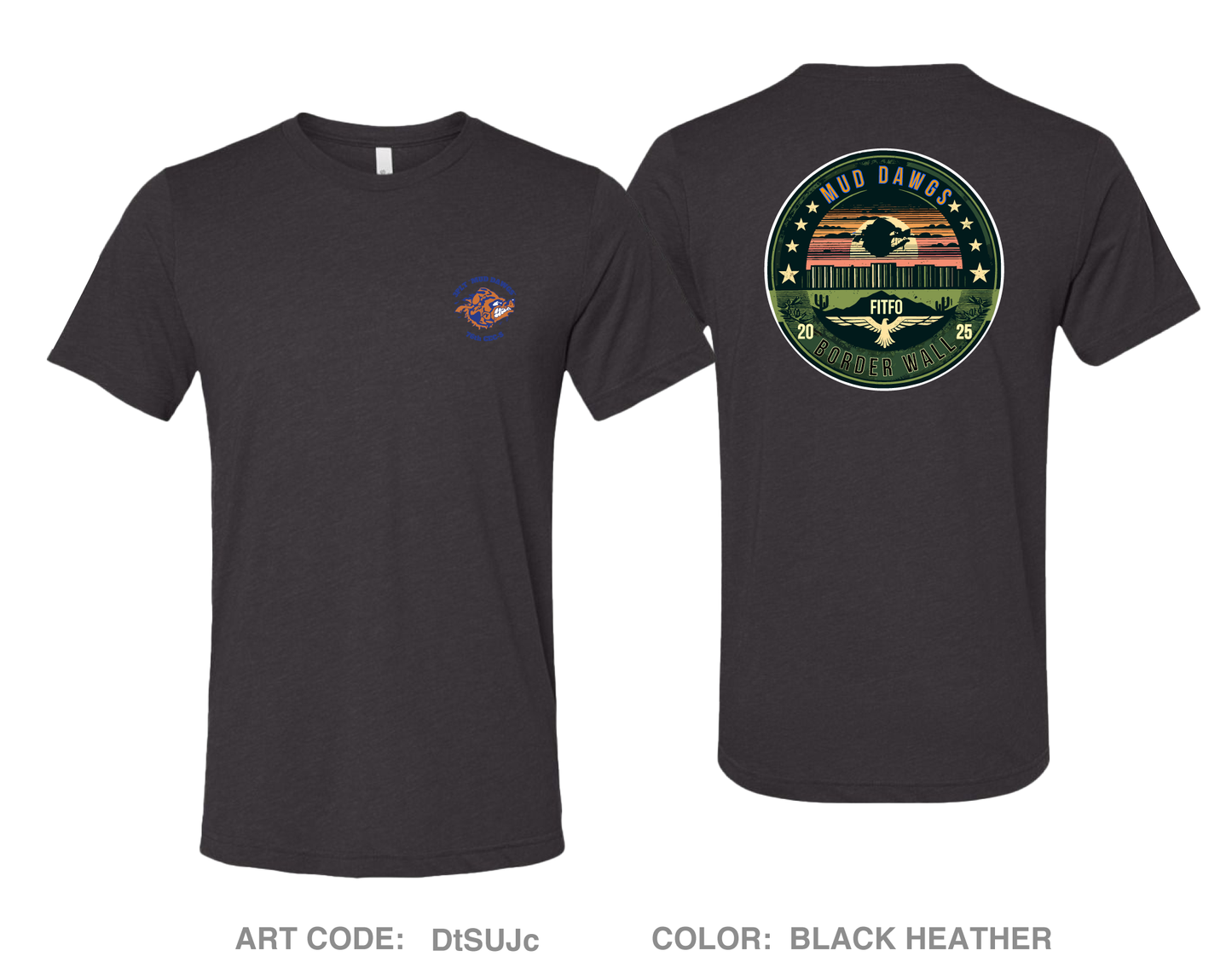 Muddawgs Comfort Unisex Triblend SS Tee - DtSUJc