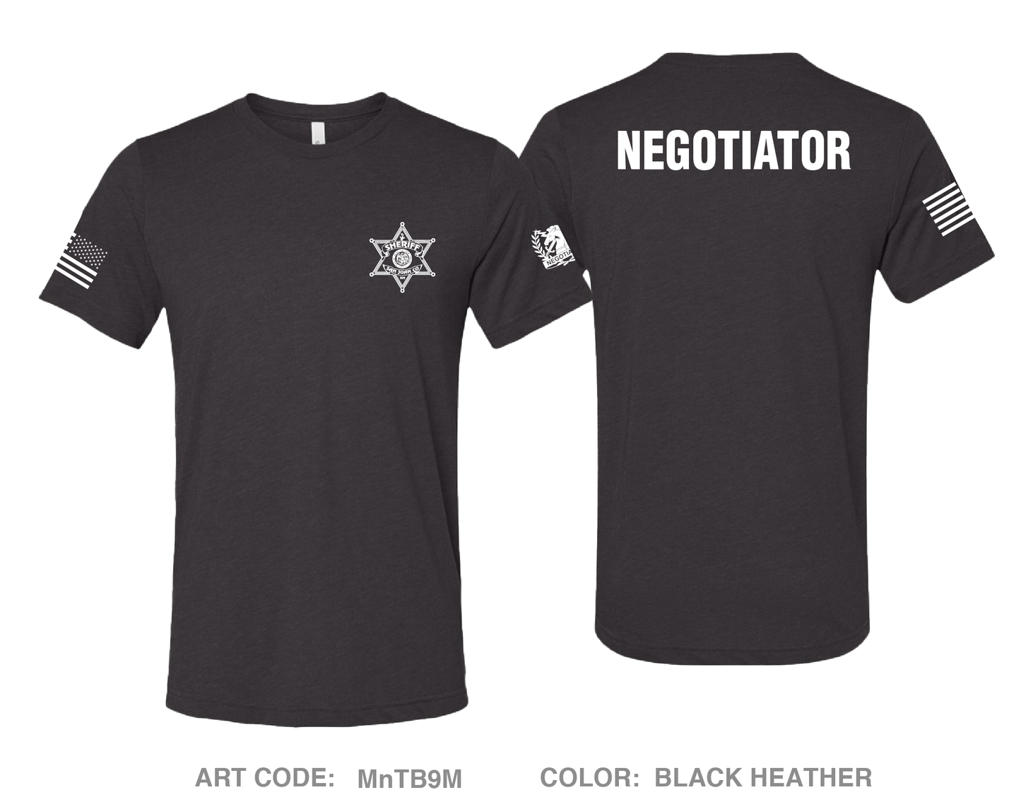 San Juan County Crisis Negotiations Team Comfort Unisex Triblend SS Tee - MnTB9M