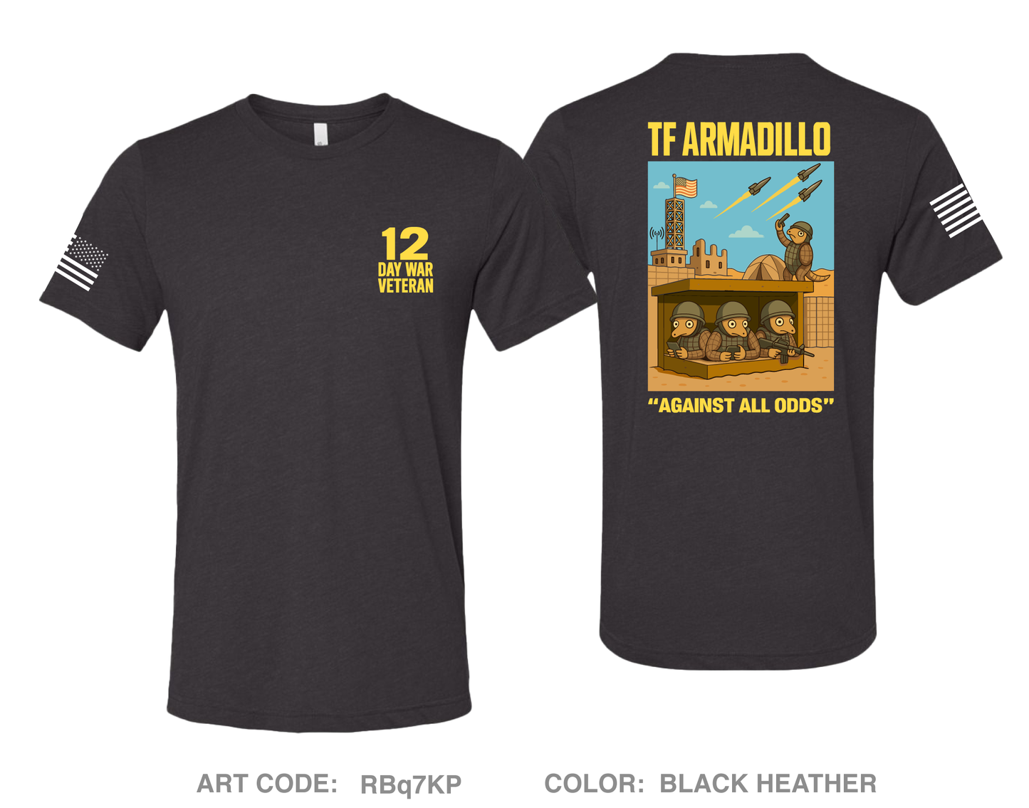 TF ARMADILLO Comfort Unisex Triblend SS Tee - RBq7KP
