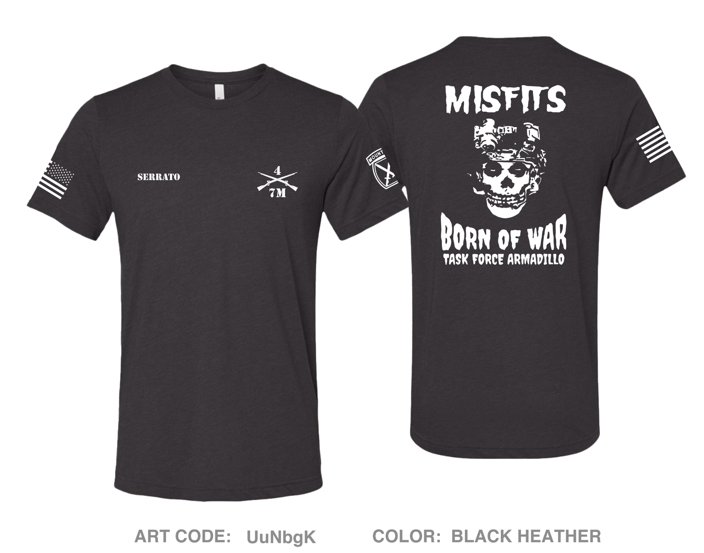 4th Platoon A-CO 1-32 Comfort Unisex Triblend SS Tee - UuNbgK