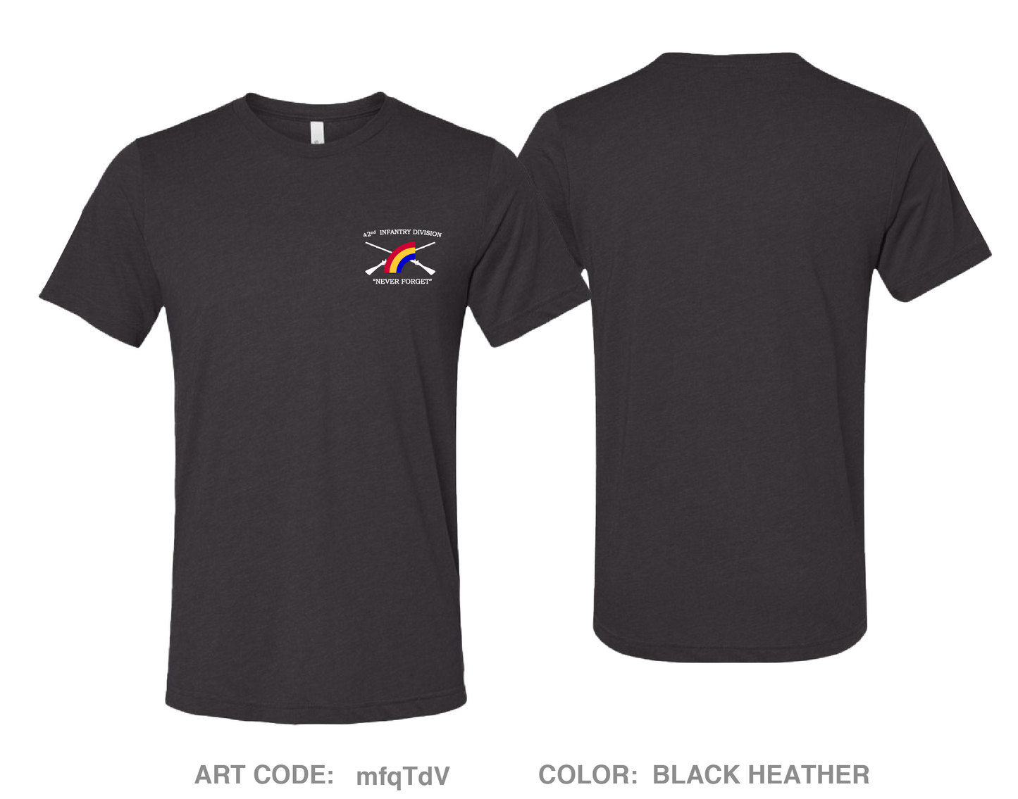42nd ID Fundraising Collection Comfort Unisex Triblend SS Tee - mfqTdV