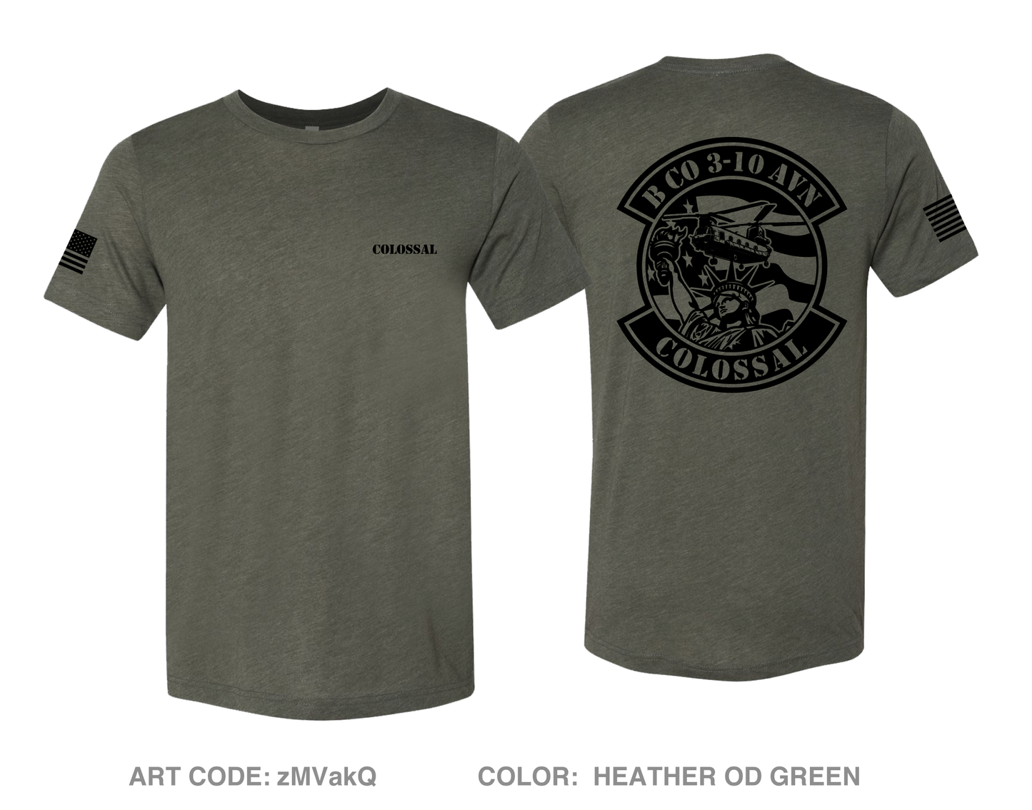 B-Co 3-10 Colossal Comfort Unisex Triblend SS Tee - zMVakQ