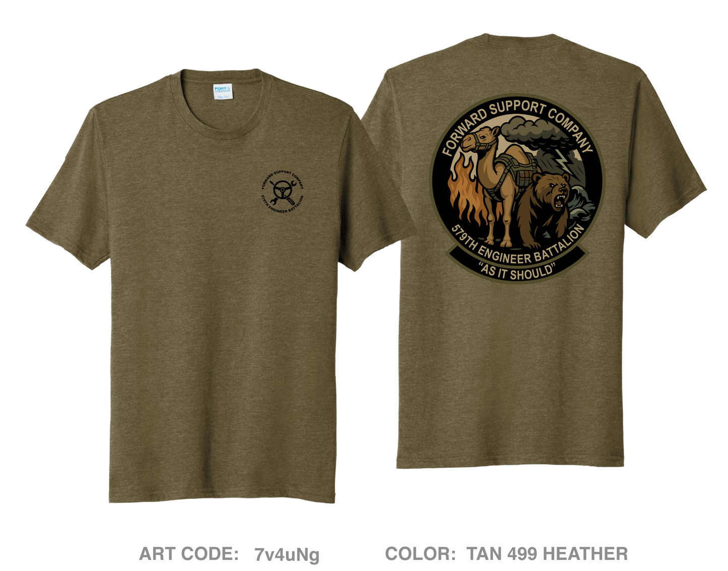 FSC 579 EN BN Fundraising Collection Comfort Unisex Triblend SS Tee - 7v4uNg