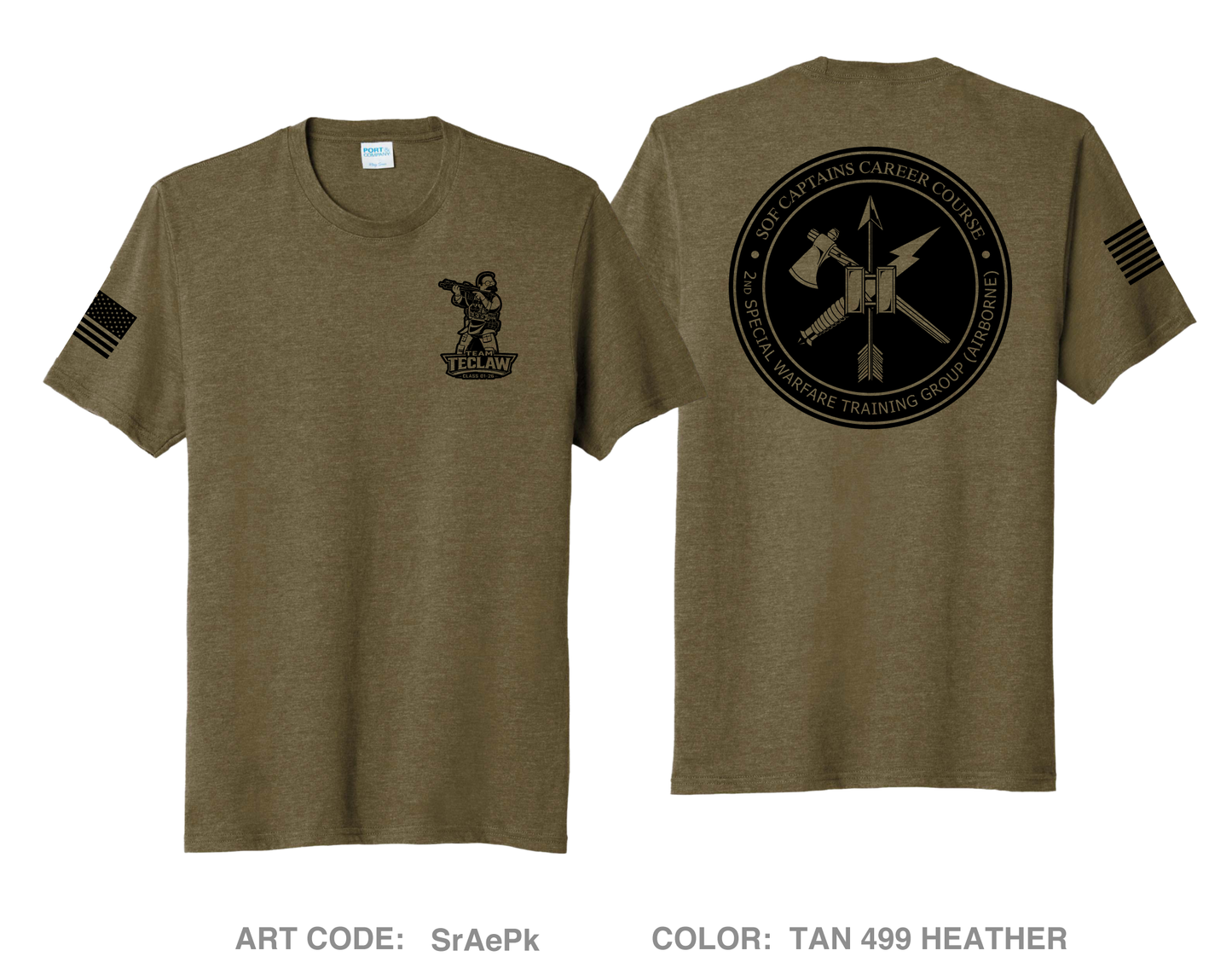 Team Teclaw Comfort Unisex Triblend SS Tee - SrAePk