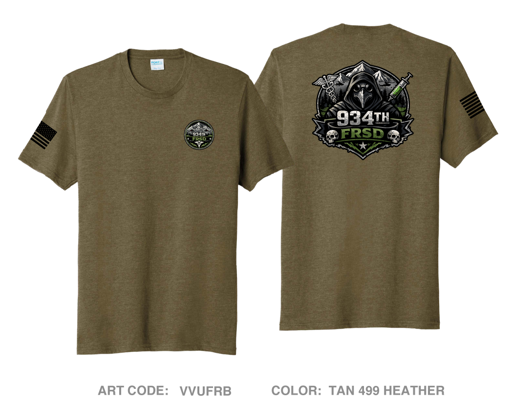 934 FRSD Comfort Unisex Triblend SS Tee - VVUFRB