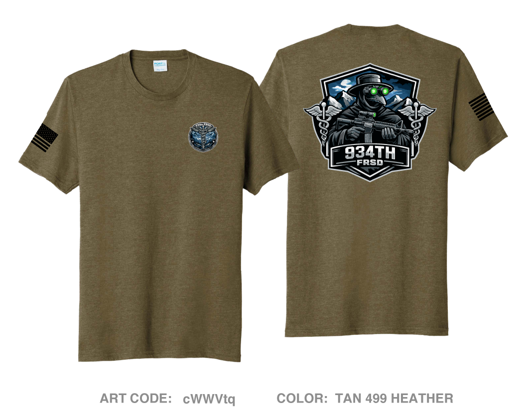 934 FRSD Comfort Unisex Triblend SS Tee - cWWVtq