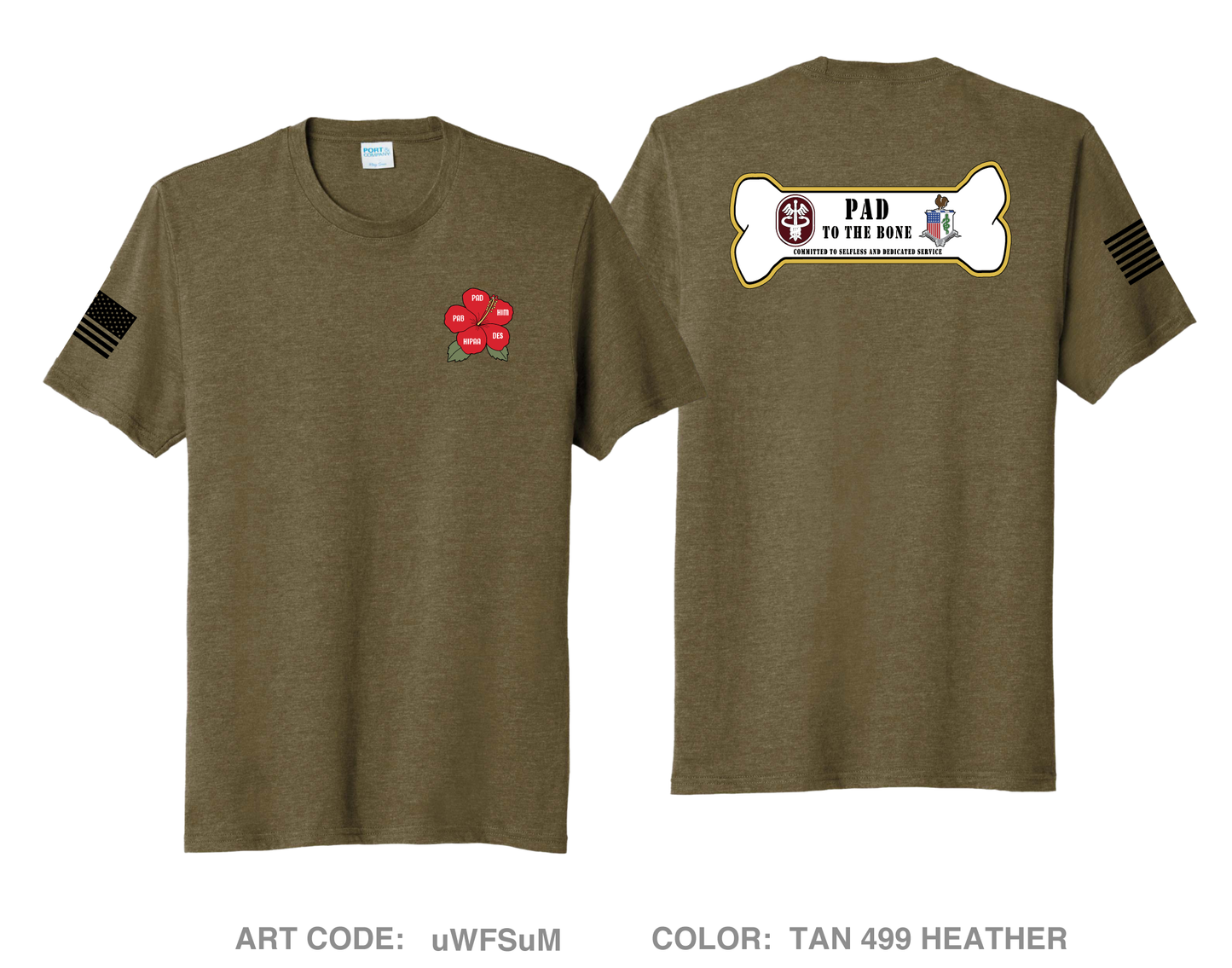 TAMC PAD Comfort Unisex Triblend SS Tee - uWFSuM