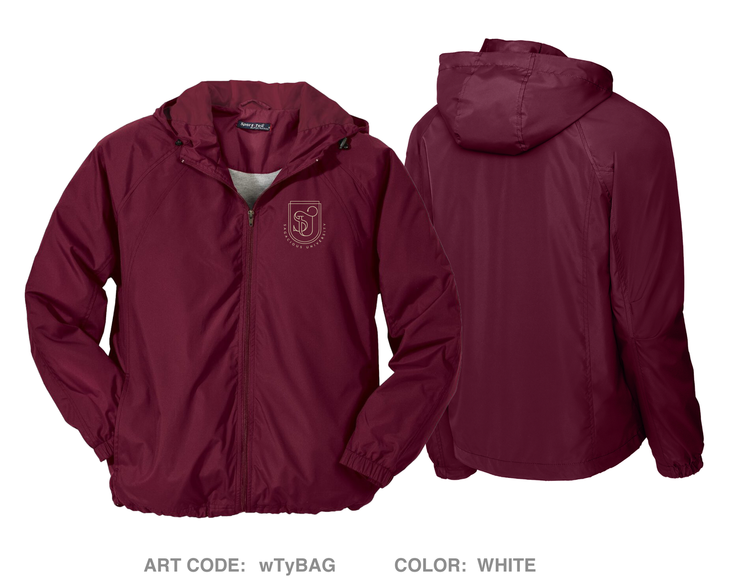 Sagacious University Hi-Tech Performance Windbreaker - wTyBAG