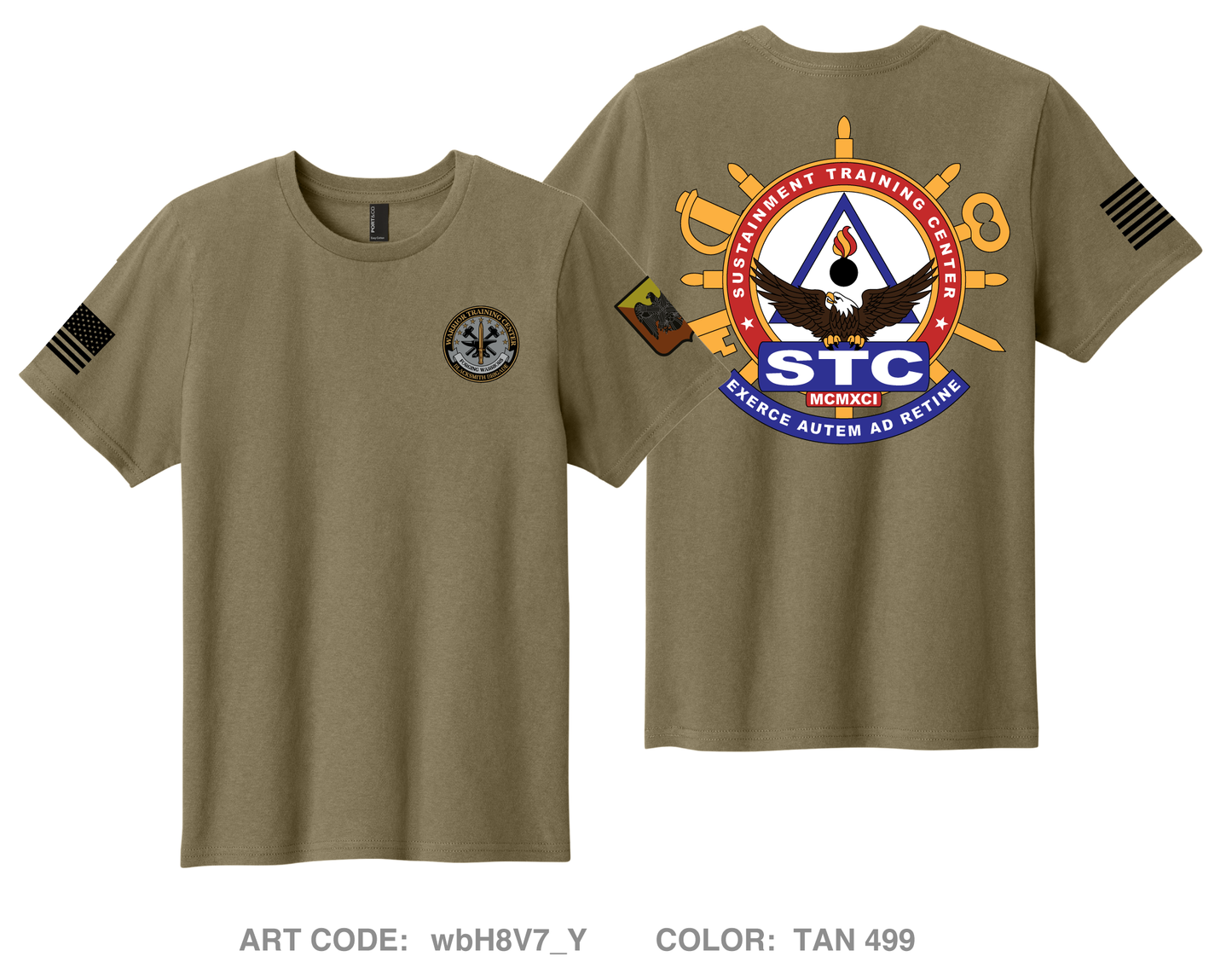 Sustainment Training Center Fundraising Collection Comfort Youth Cotton Short Sleeve Tee - wbH8V7