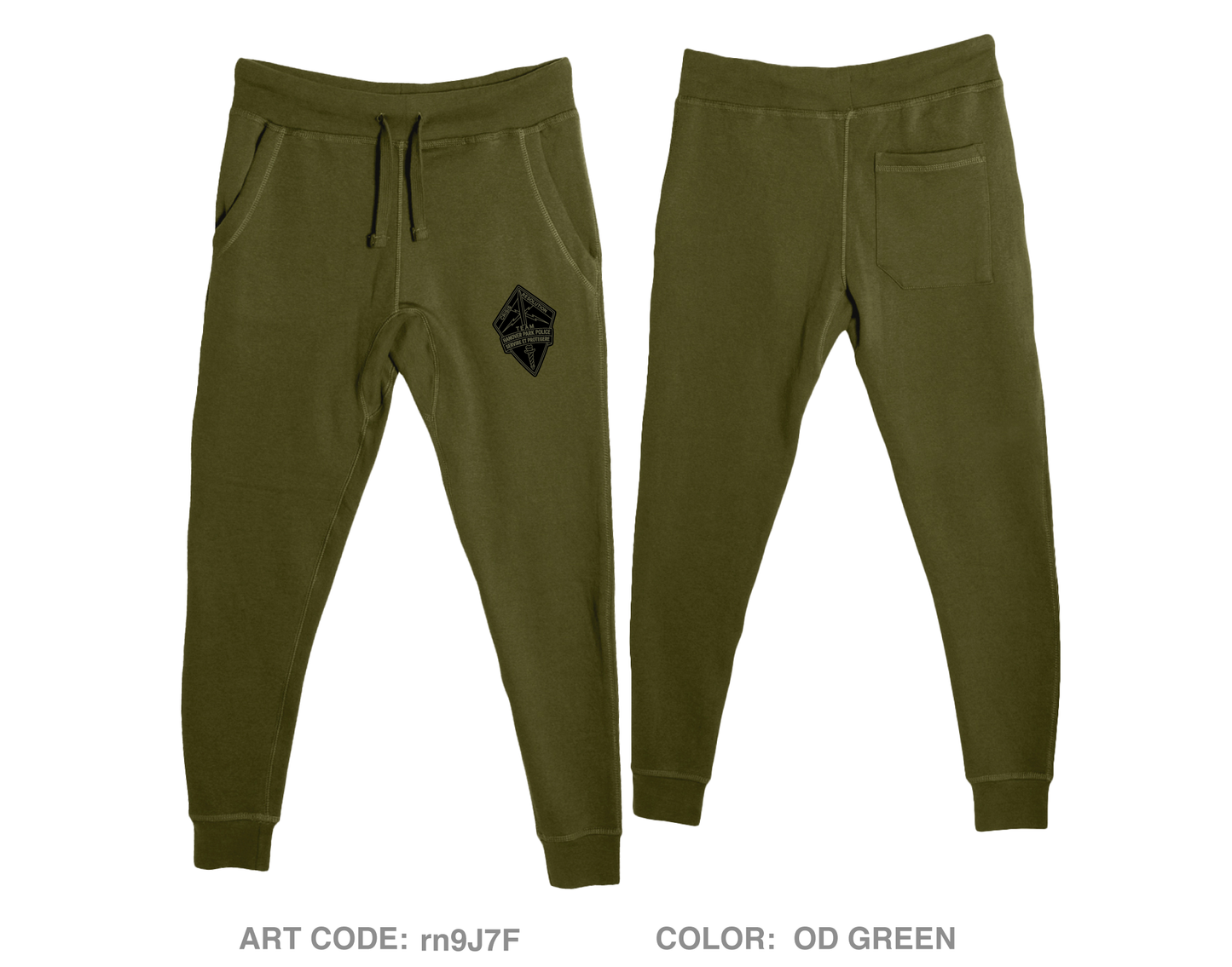 Hanover Park Police CRT Comfort Unisex Joggers - rn9J7F