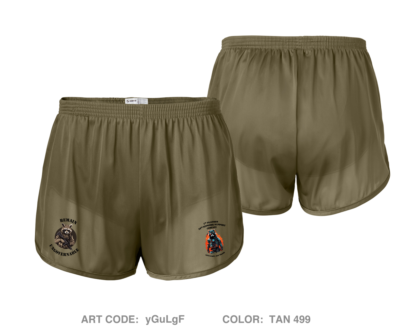 1st Platoon, 26th Network Support Company Hi-Tech Ranger Shorts - yGuLgF
