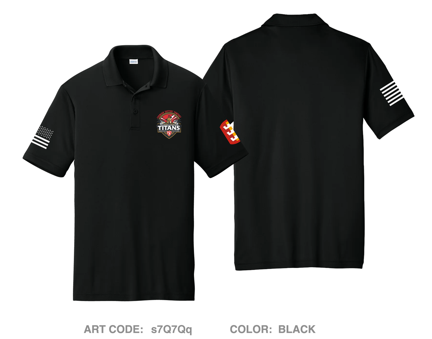 Forward Support Company Hi-Tech Performance Men's SS Polo - s7Q7Qq