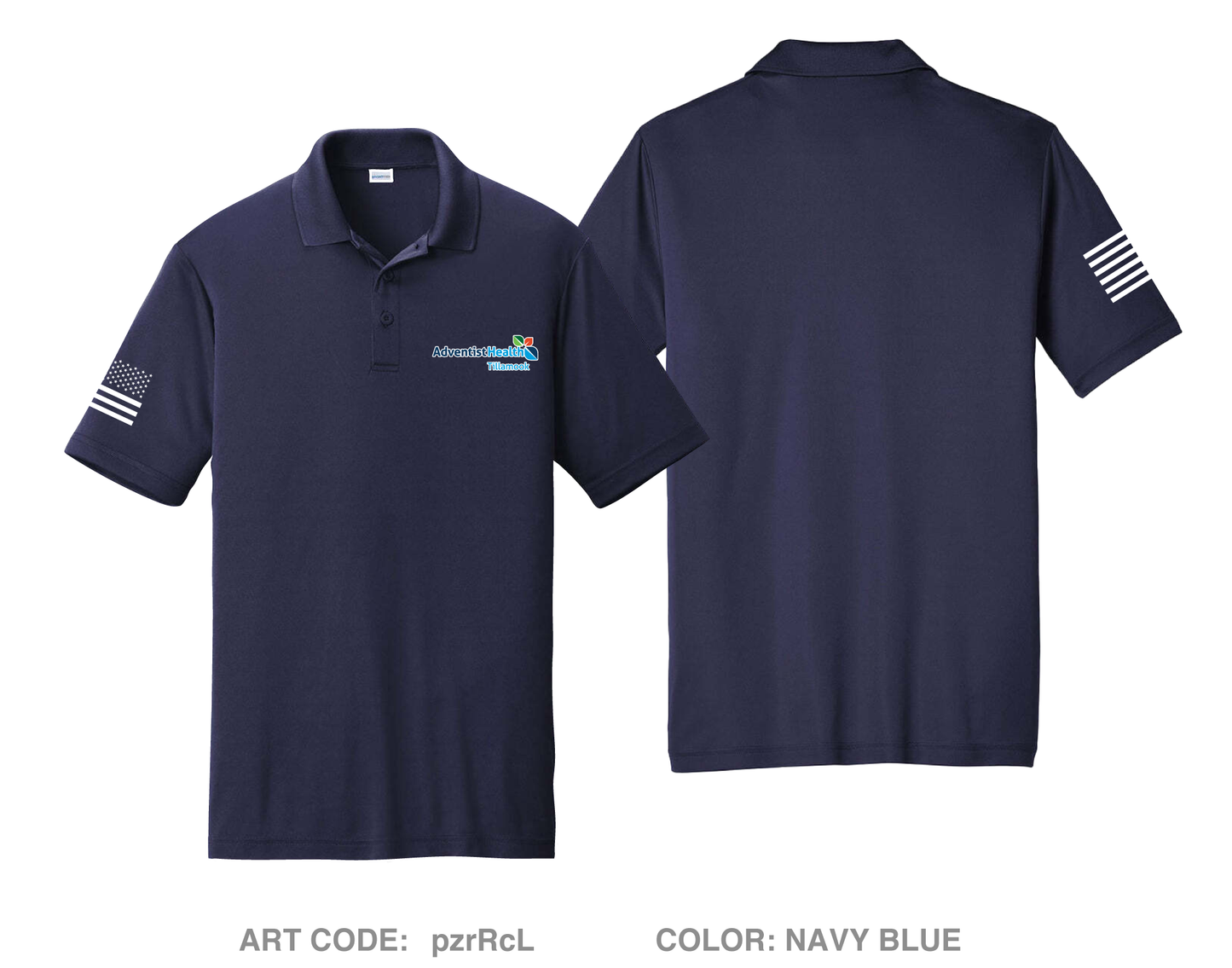 Adventist Health Tillamook Ambulance Hi-Tech Performance Men's SS Polo - pzrRcL