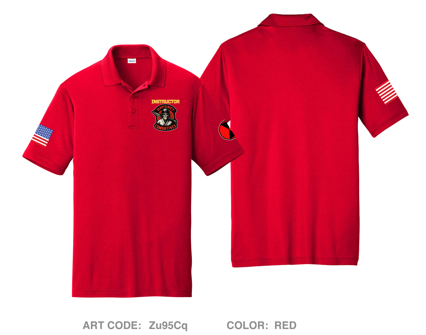 7th Infantry Division Combatives Hi-Tech Performance Men's SS Polo - Zu95Cq