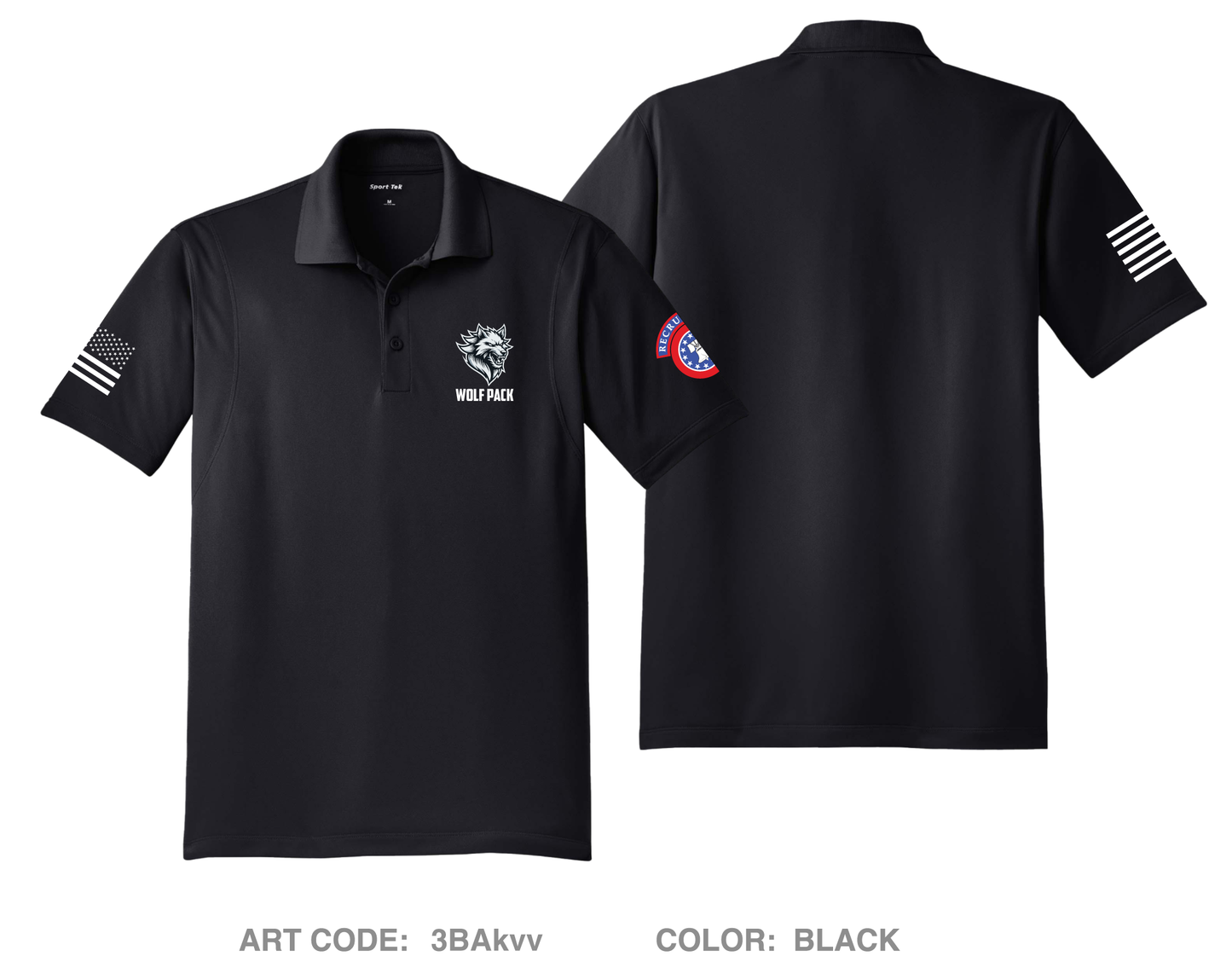 Wesley Chapel recruiting center Hi-Tech Performance Men's SS Polo - 3BAkvv