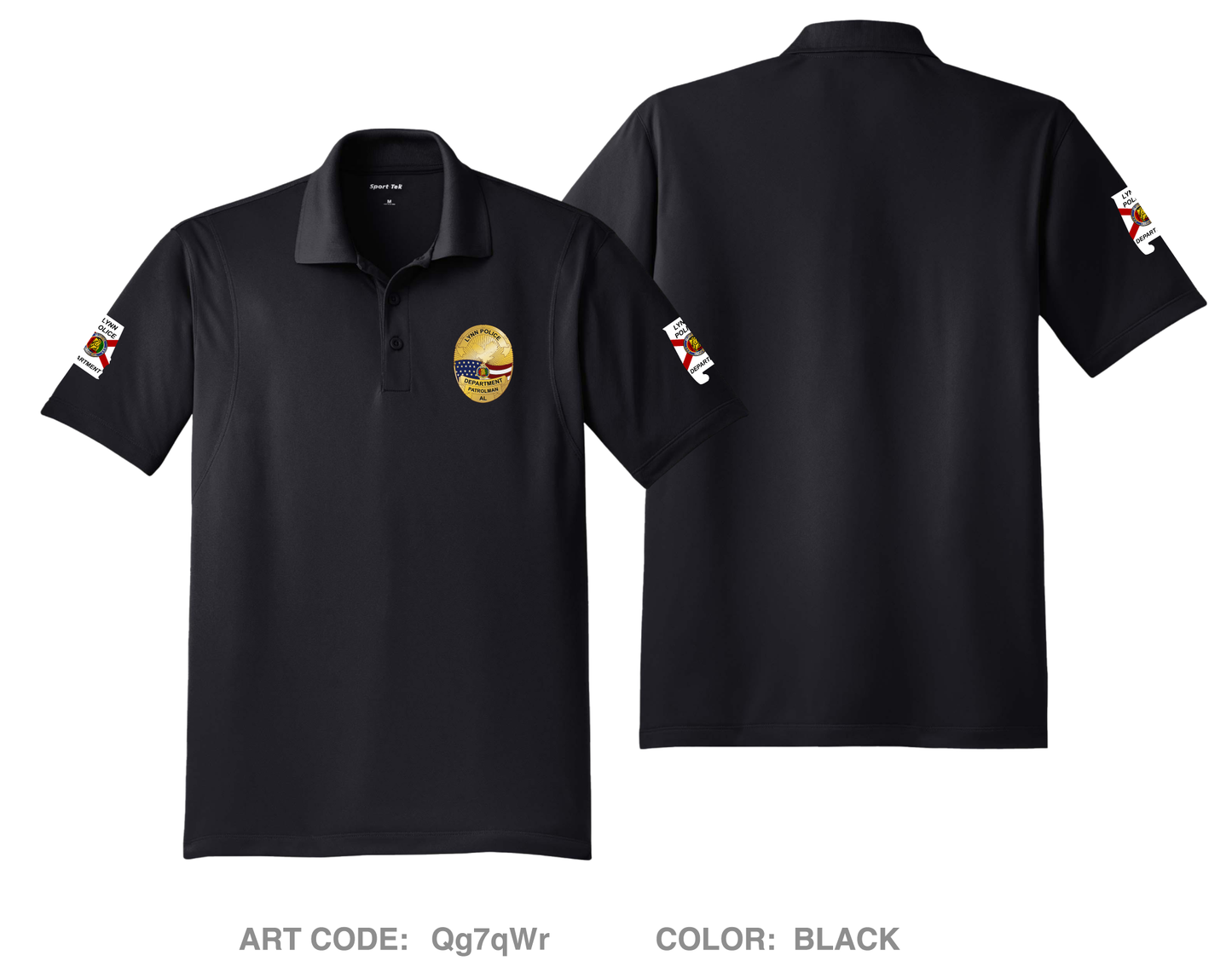 Lynn Police Department Hi-Tech Performance Men's SS Polo - Qg7qWr