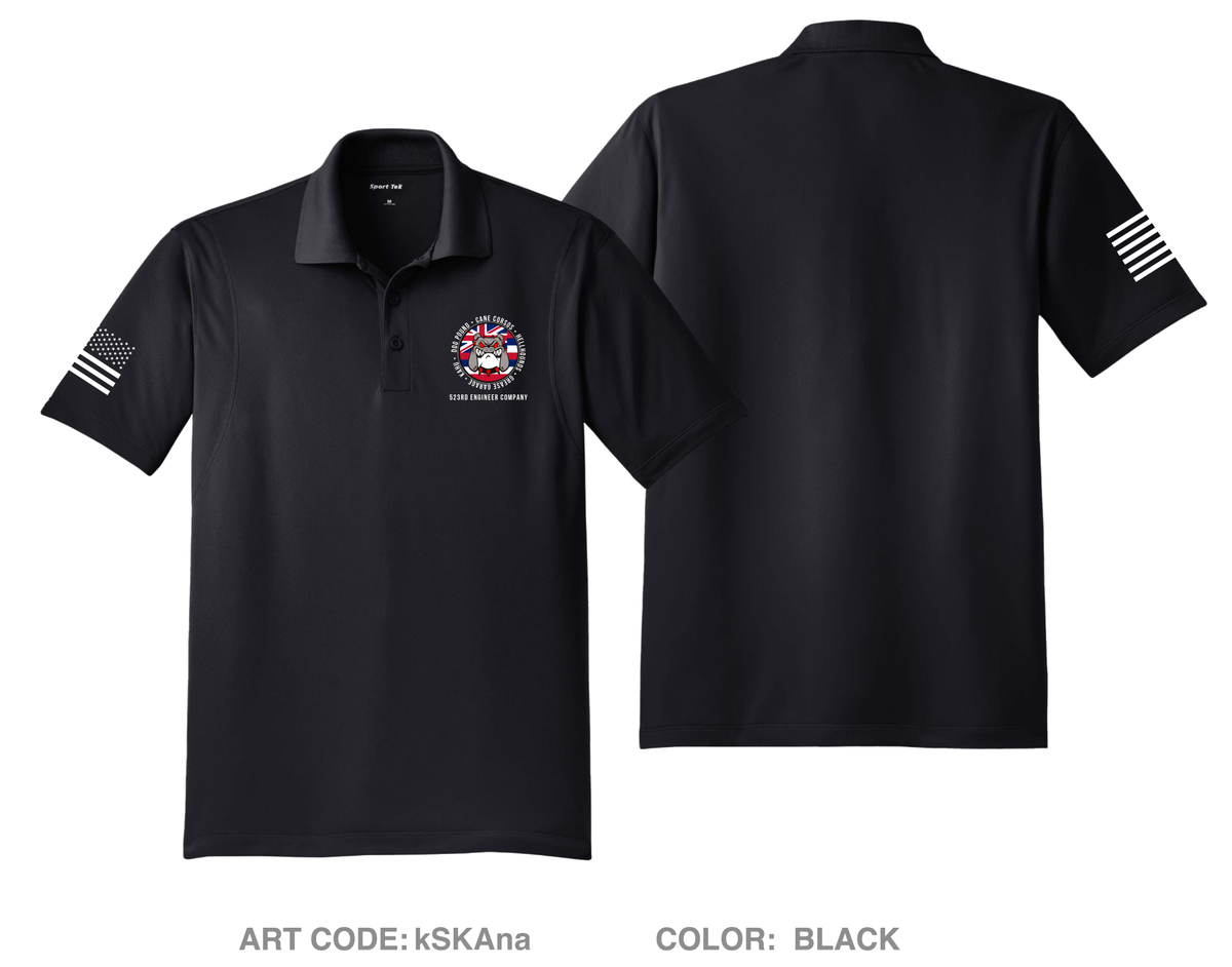 523rd ESC Hi-Tech Performance Men's SS Polo - kSKAna