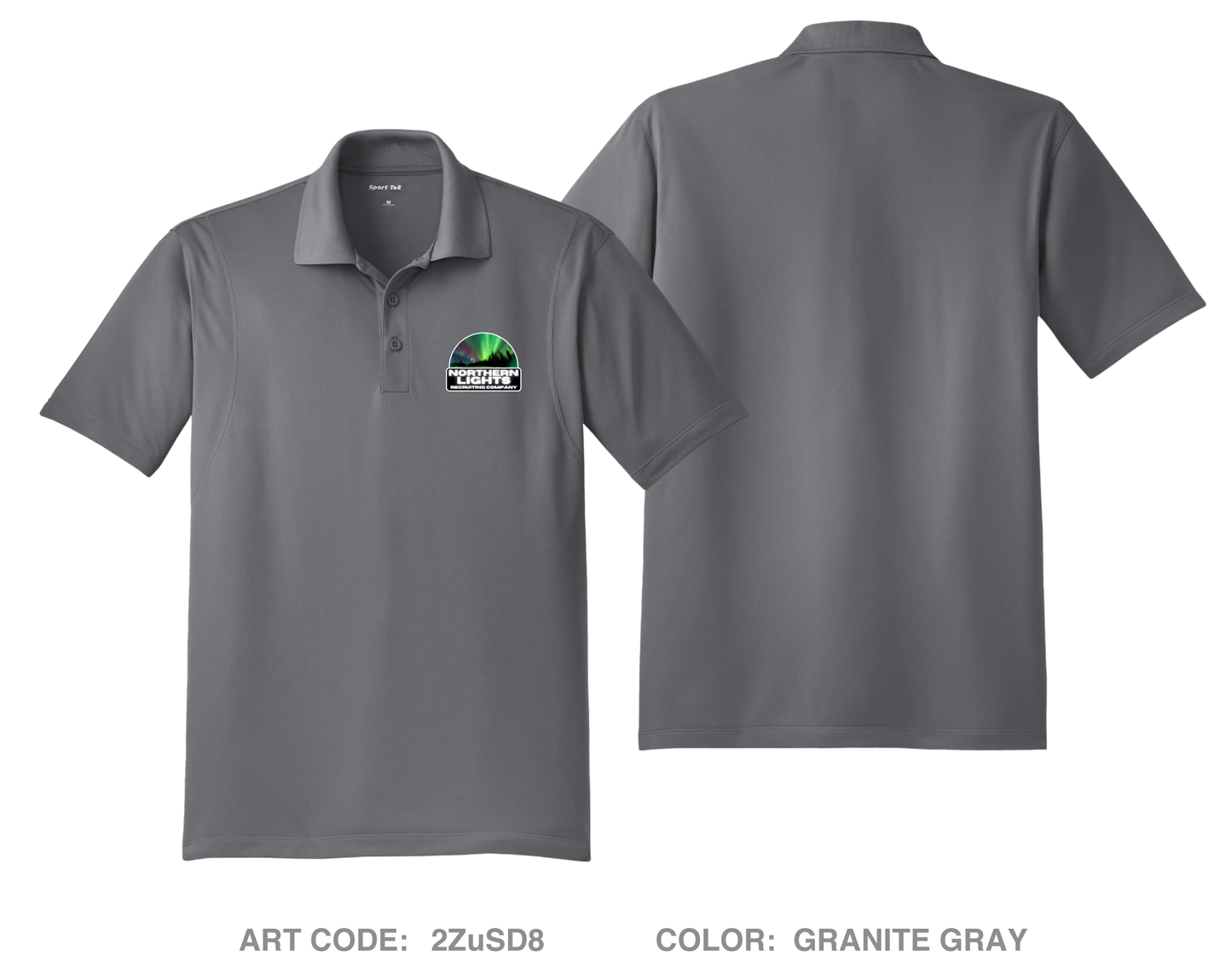Northern Lights Recruiting Company Hi-Tech Performance Men's SS Polo - 2ZuSD8