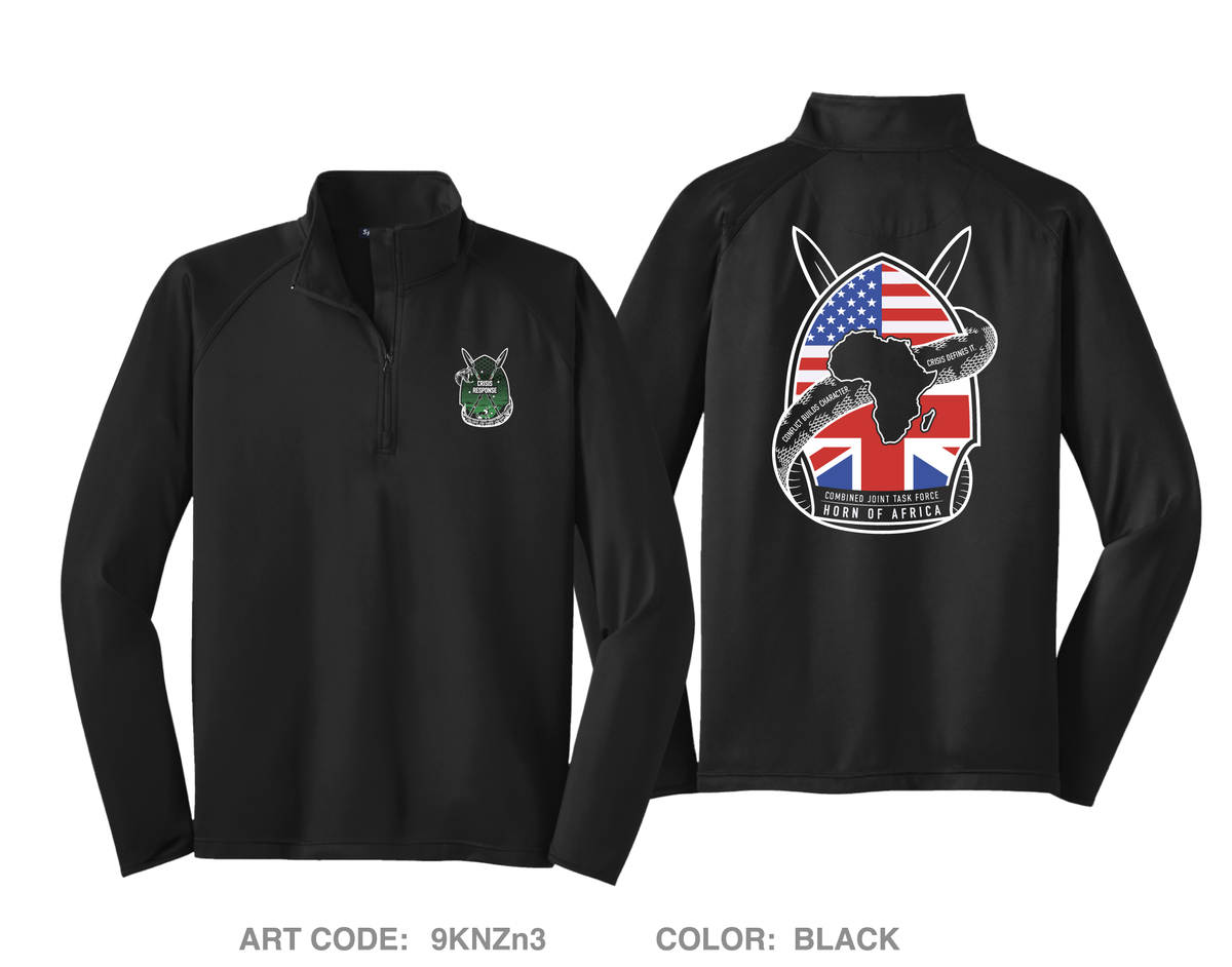 CJ-35 Crisis Response, CJTF-HOA Hi-Tech Performance Quarter-Zip Fleece Jacket - 9KNZn3