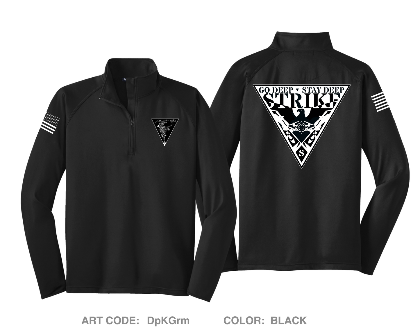 2-30IN BN Hi-Tech Performance Quarter-Zip Fleece Jacket - DpKGrm
