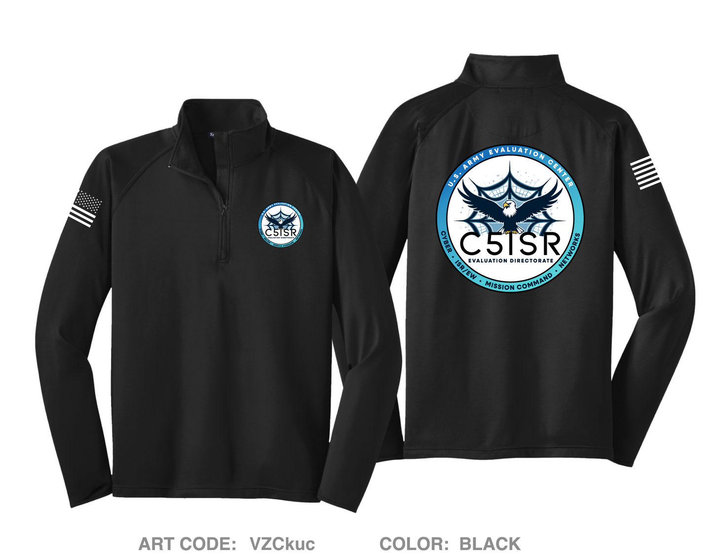 C5ISRED Hi-Tech Performance Quarter-Zip Fleece Jacket - VZCkuc