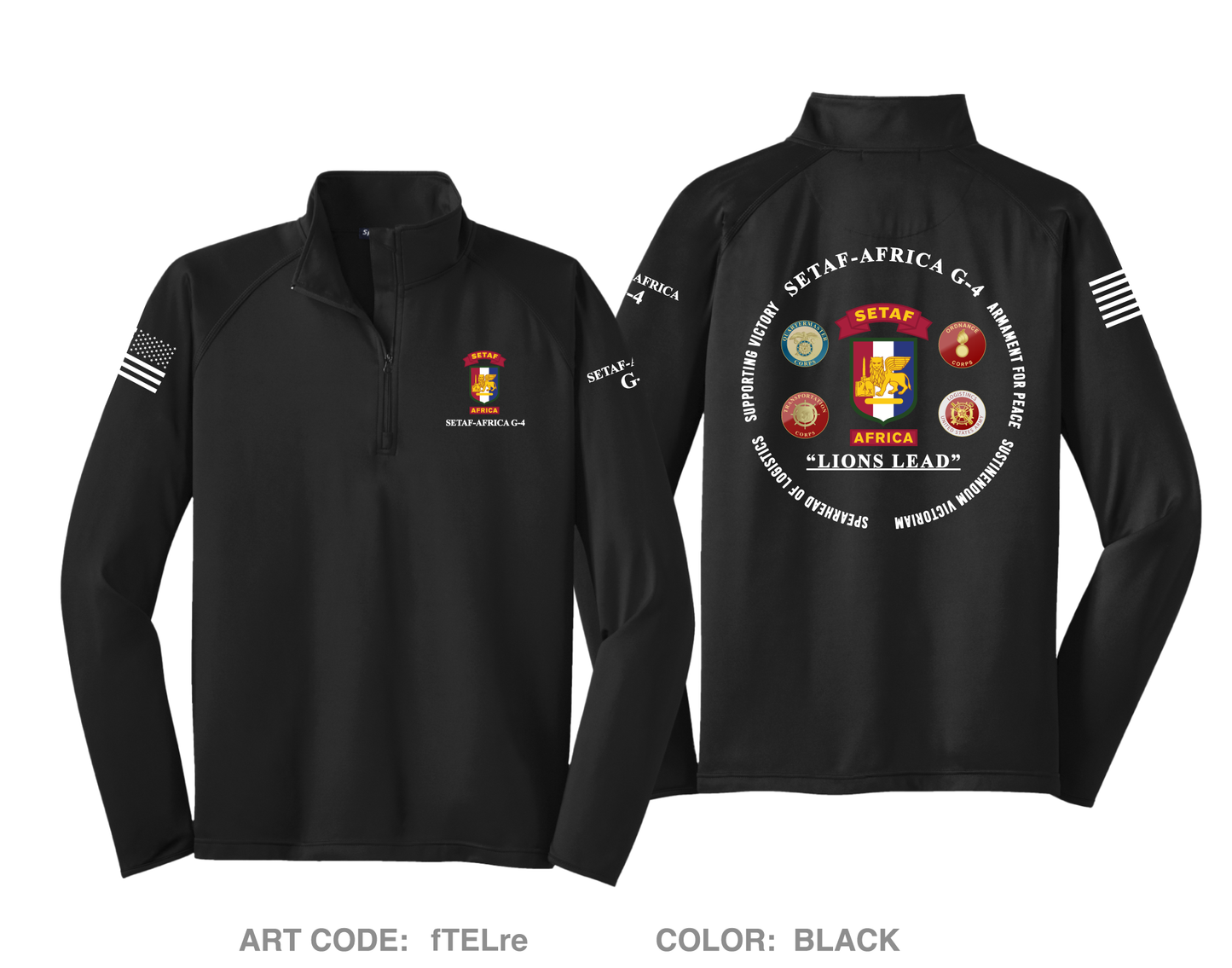SETAF-AFRICA G-4 Hi-Tech Performance Quarter-Zip Fleece Jacket - fTELre