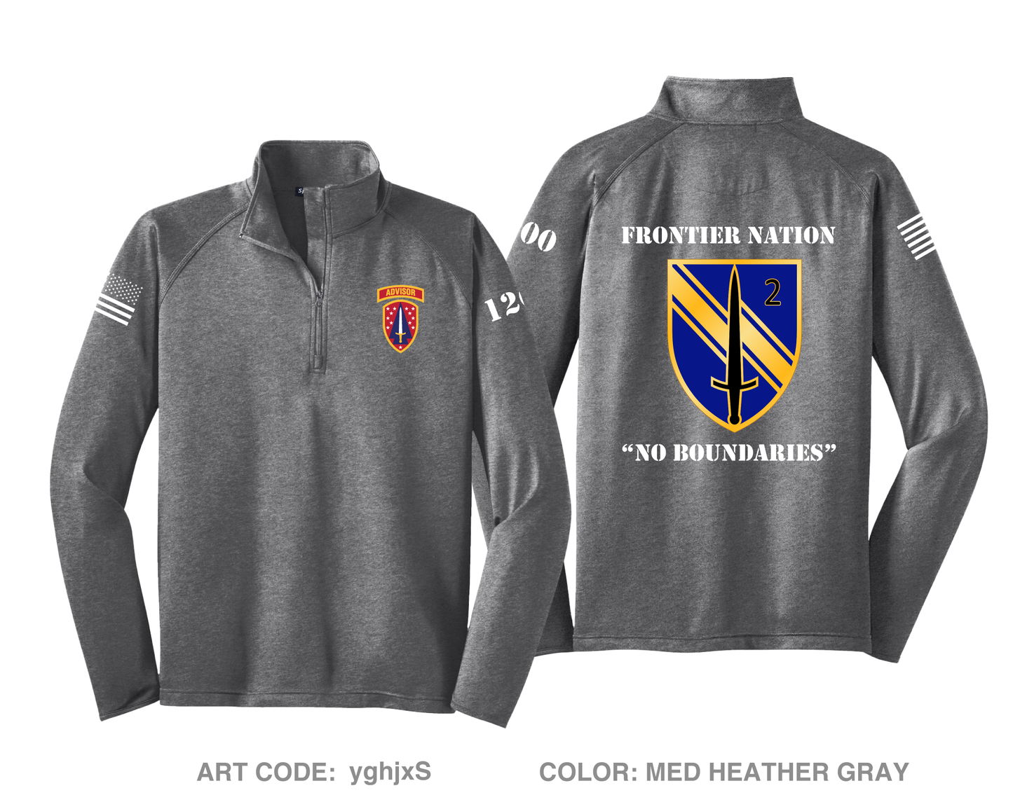 HHC, 2BN, 1SFAB DTF Performance Quarter-Zip Fleece Jacket - yghjxS