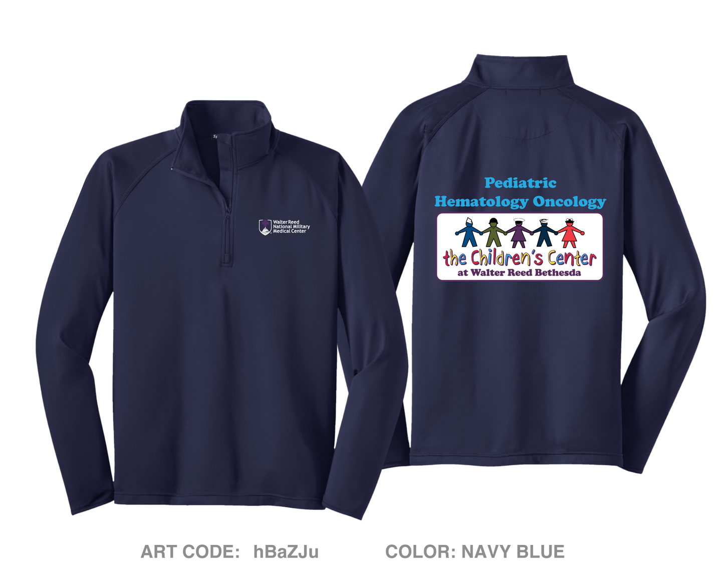 Pediatric Hematology Oncology Hi-Tech Performance Quarter-Zip Fleece Jacket - hBaZJu