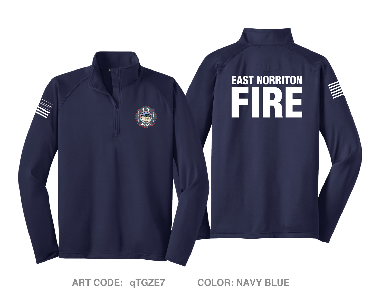 East Norriton Township Hi-Tech Performance Quarter-Zip Fleece Jacket - qTGZE7
