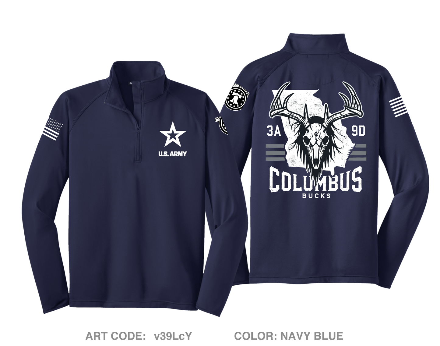 3A9D Hi-Tech Performance Quarter-Zip Fleece Jacket - v39LcY