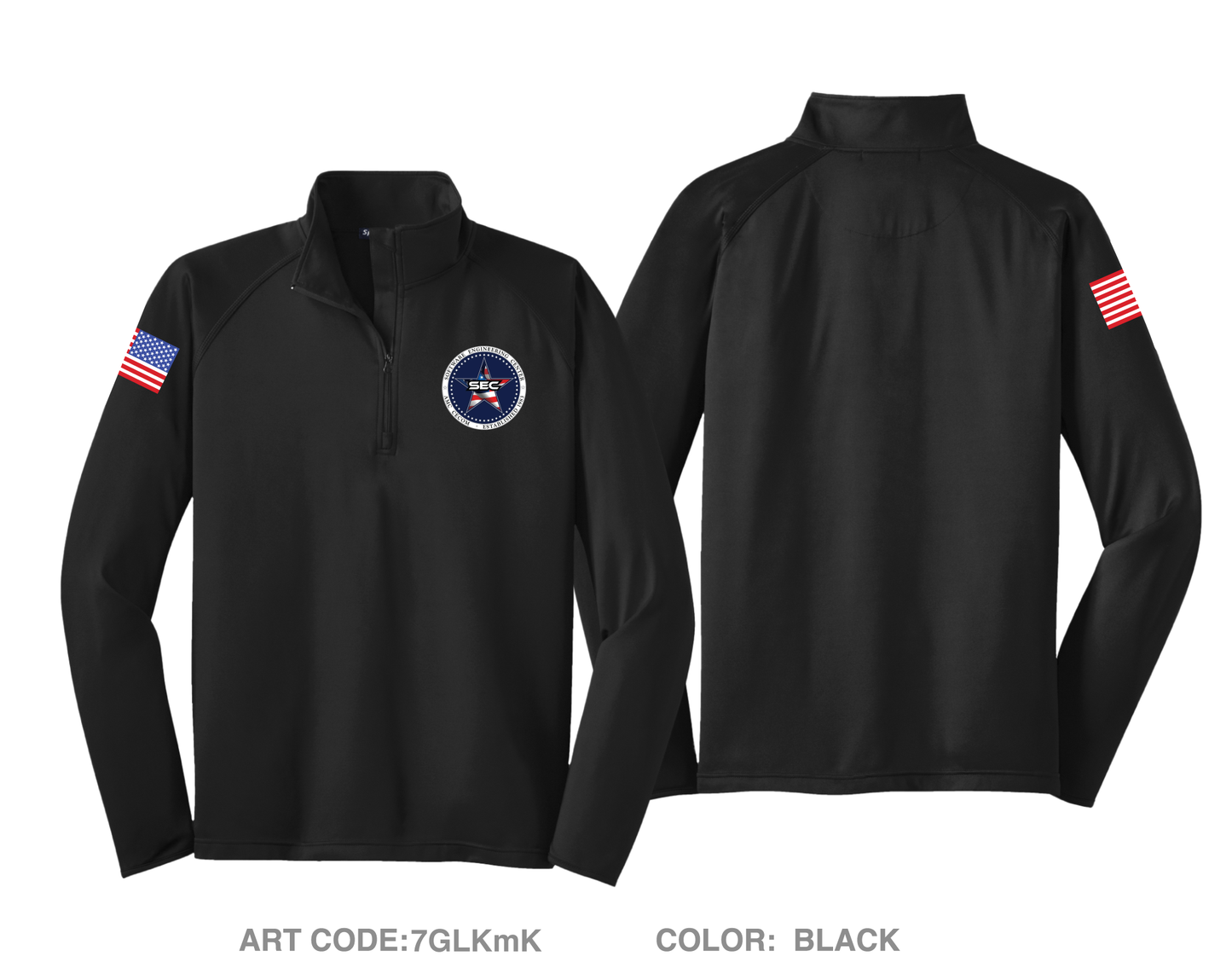 Software Engineering Center Hi-Tech Performance Quarter-Zip Fleece Jacket - 7GLKmK