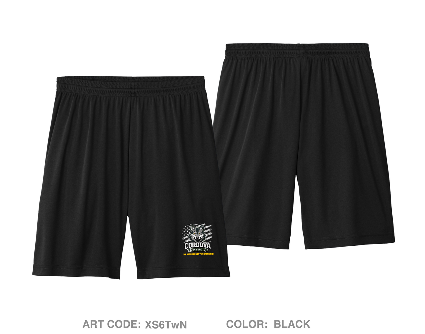 Cordova High School Army JROTC Hi-Tech Performance Shorts - XS6TwN