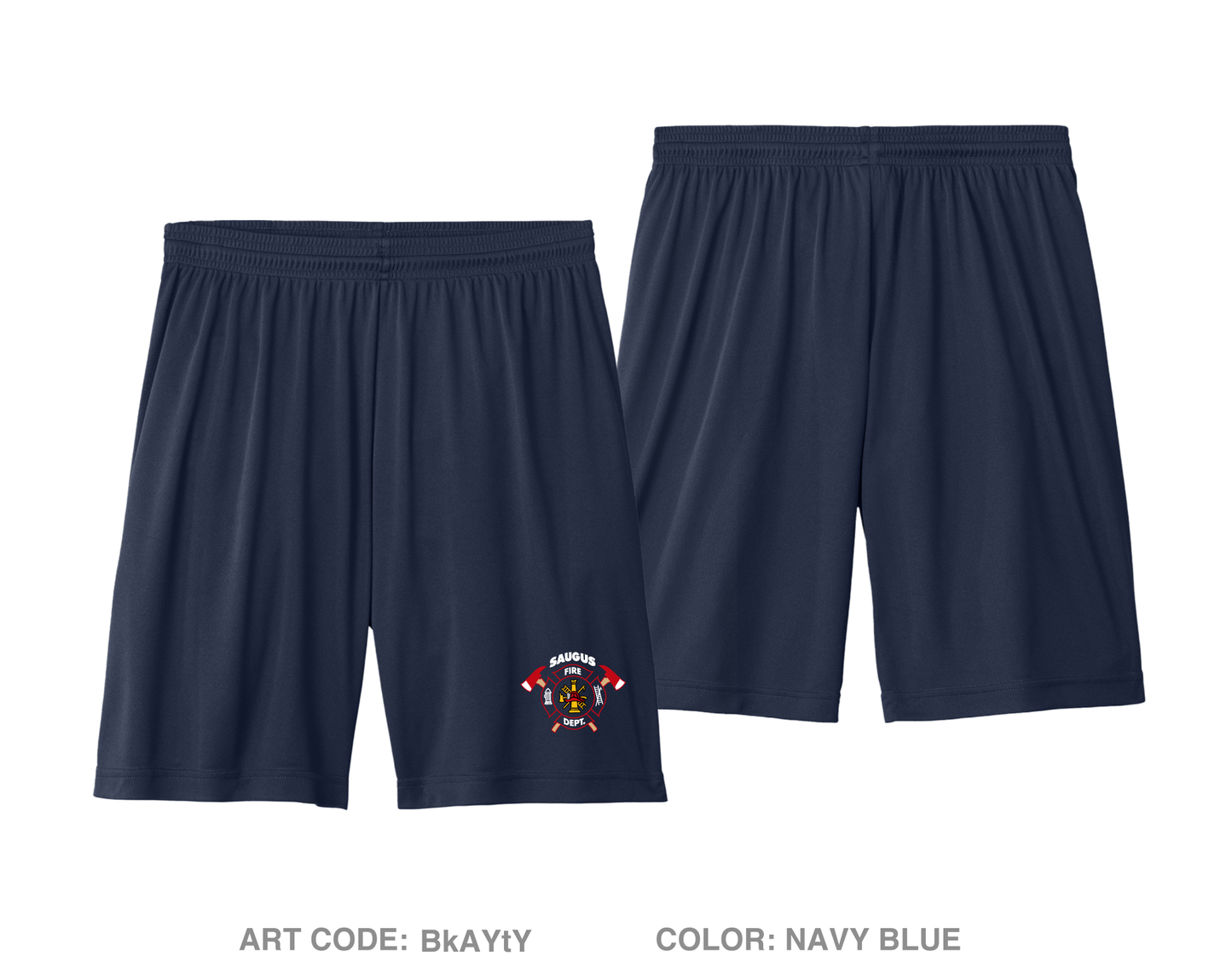Saugus Fire Department Fundraising Collection Hi-Tech Performance Shorts - BkAYtY