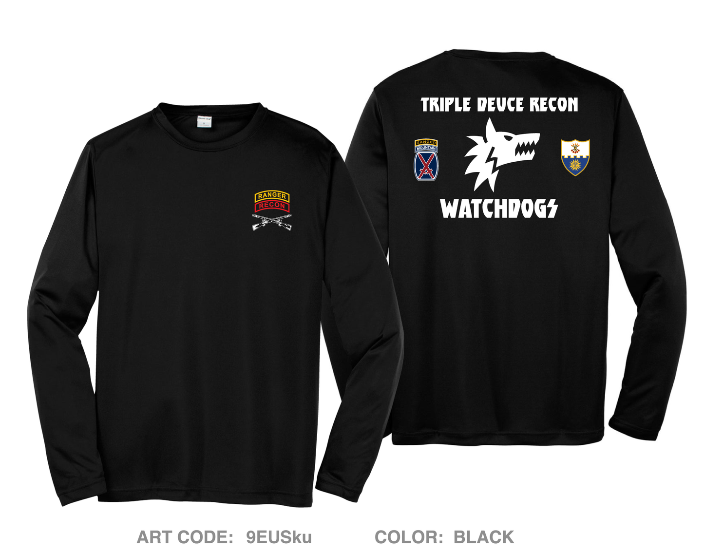 Watchdog Scout Platoon Hi-Tech Performance Unisex LS Tee - 9EUSku