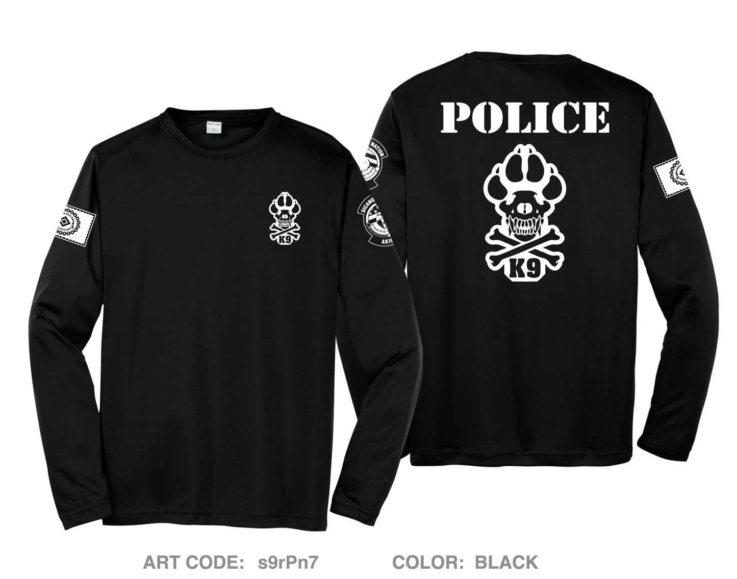 RST-LES K-9 Unit Hi-Tech Performance Unisex LS Tee - s9rPn7